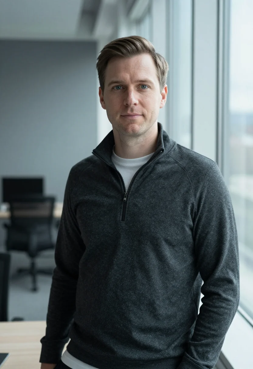 AI LinkedIn headshot — Smart casual, look1-take3