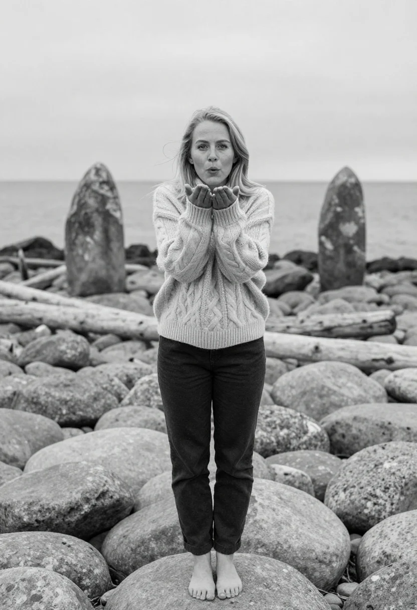 Example portrait from the AI Liv Ullmann — Free Preview, Train Once