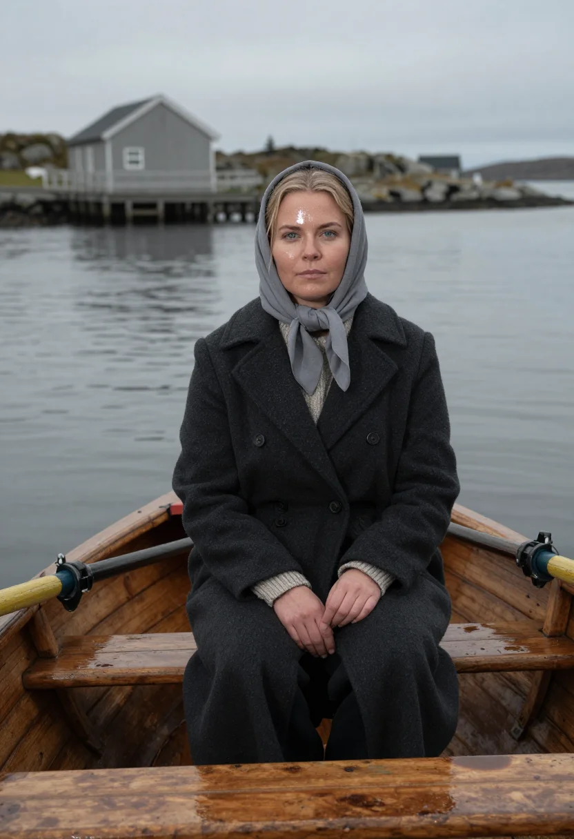AI liv ullmann sample — portrait of a woman, three-quarter-length portrait of a Norw