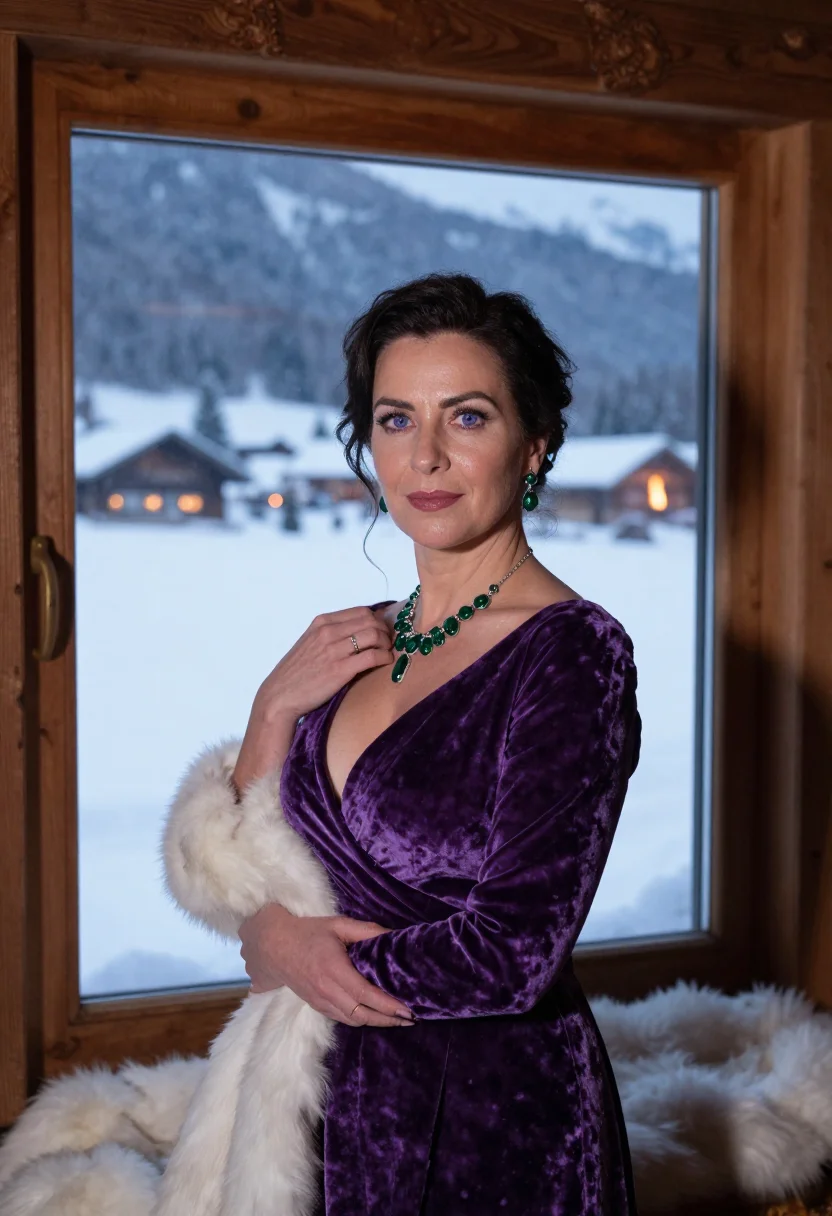 AI liz taylor gstaad sample — portrait of a woman, half-length portrait of a Western-Europ
