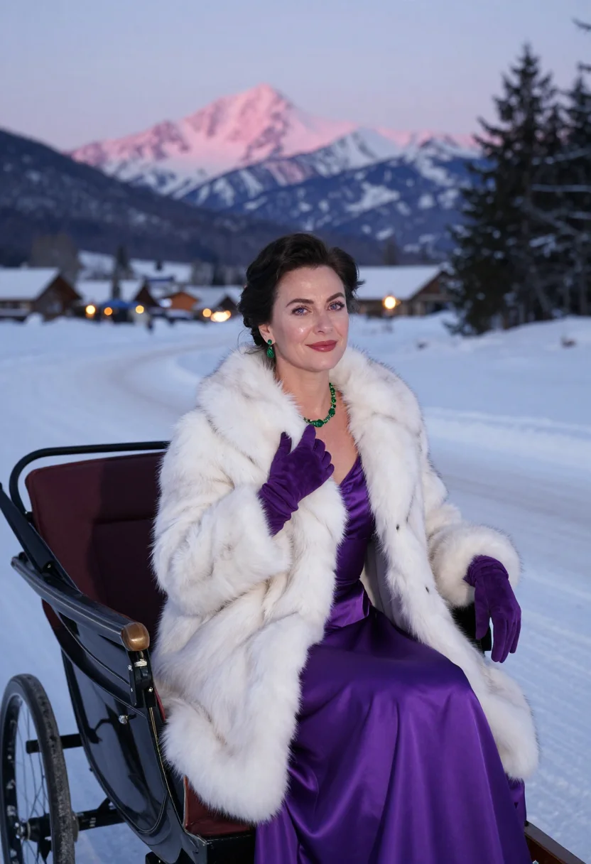 AI liz taylor gstaad sample — portrait of a woman, three-quarter-length portrait of a West