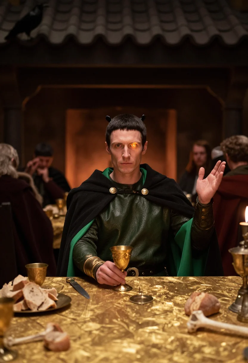 AI loki sample — portrait of a man, half-length portrait of a Northern-Europe