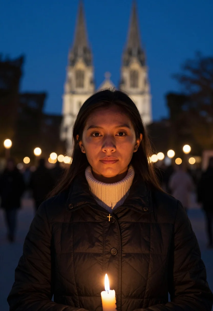 AI lourdes sample — portrait of a woman, head-and-shoulders portrait of a Filipi