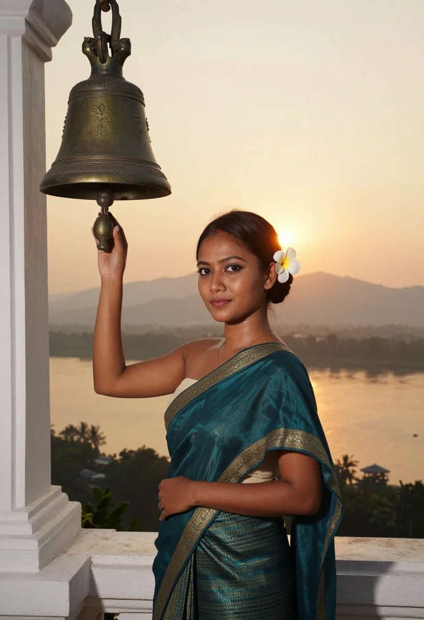 AI luang prabang sample — portrait of a woman, chest-up portrait of a South-Asian woma