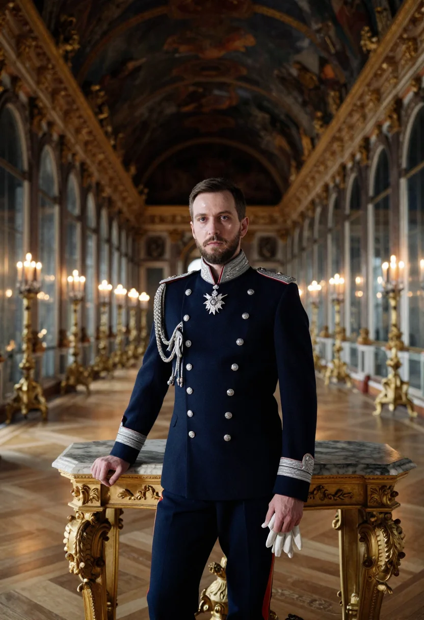AI ludwig ii sample — portrait of a man, full-length portrait of a Western-Europea