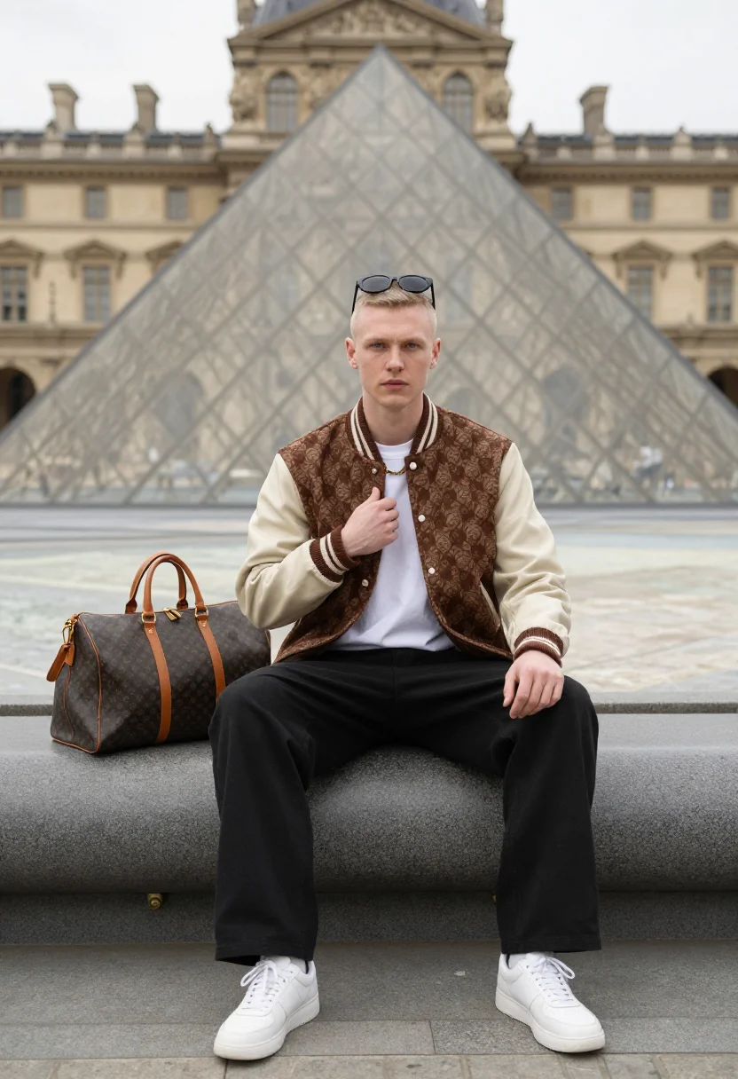 AI lv hommes sample — portrait of a man, chest-up portrait of a Western-European m