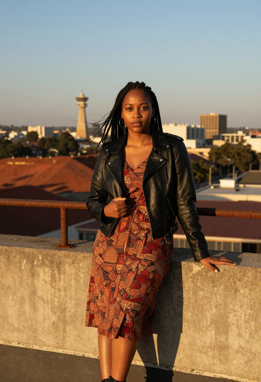 AI maboneng sample — portrait of an art director, three-quarter-length portrait o