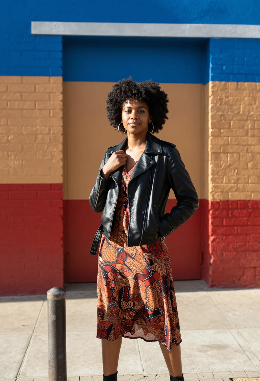 AI maboneng sample — portrait of an art director, waist-up portrait of a South Af