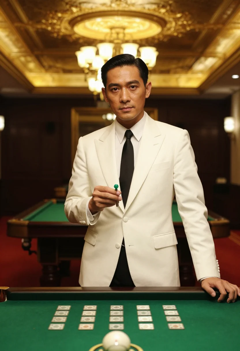 Example portrait from the AI Macau Highroller — Free Preview, Train Once