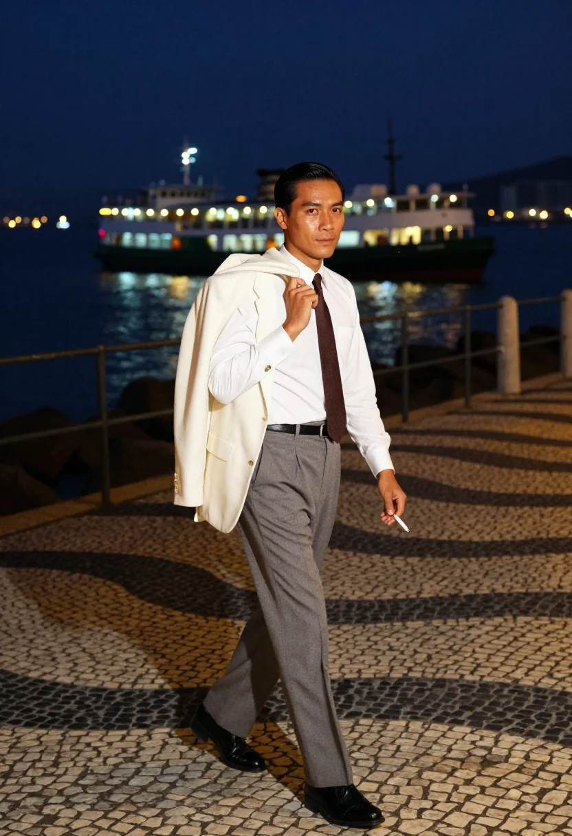 AI macau highroller sample — portrait of a man, full-length portrait of a Chinese man wit