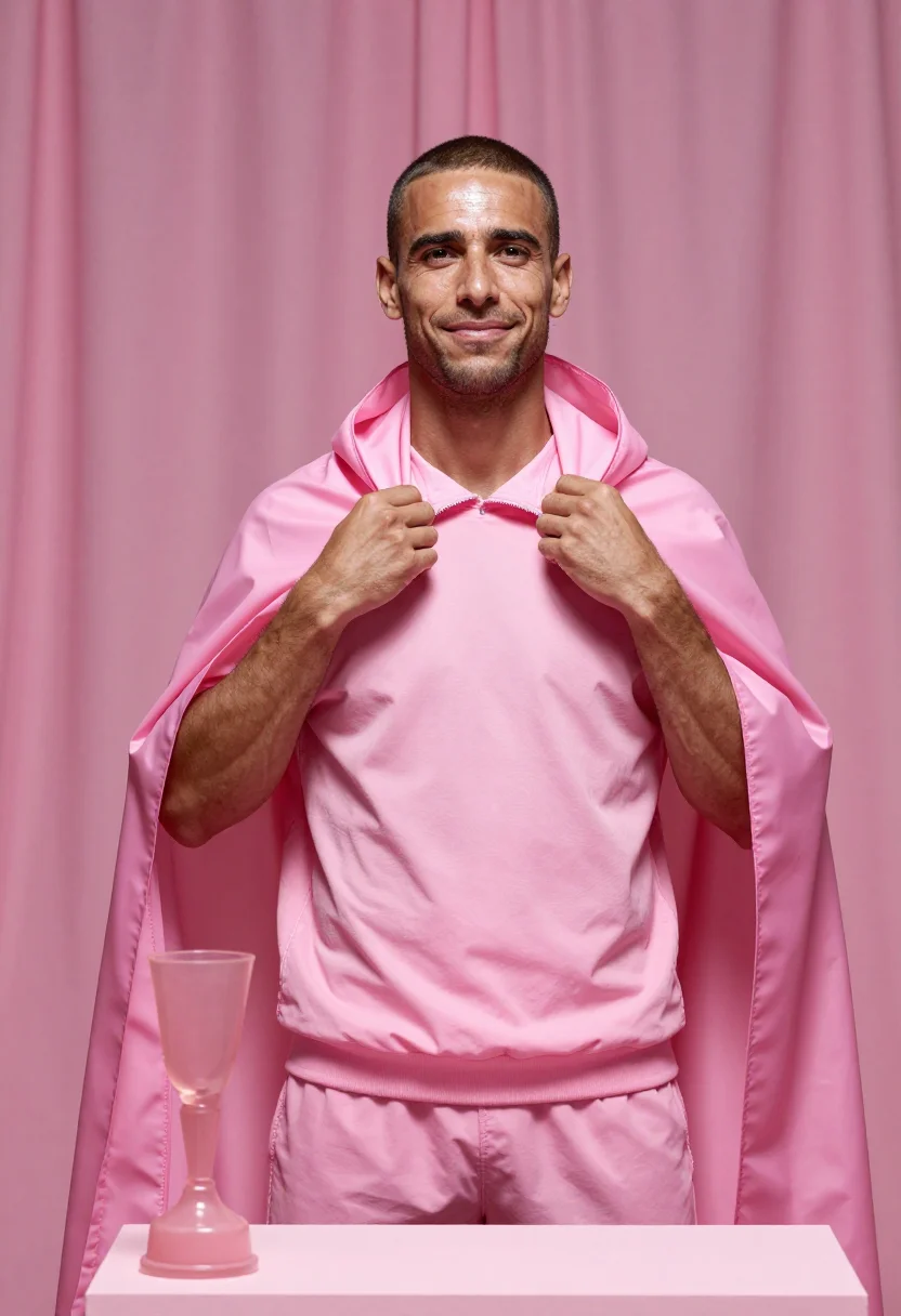 AI maglia rosa sample — portrait of a man, close half-length portrait of a Southern-