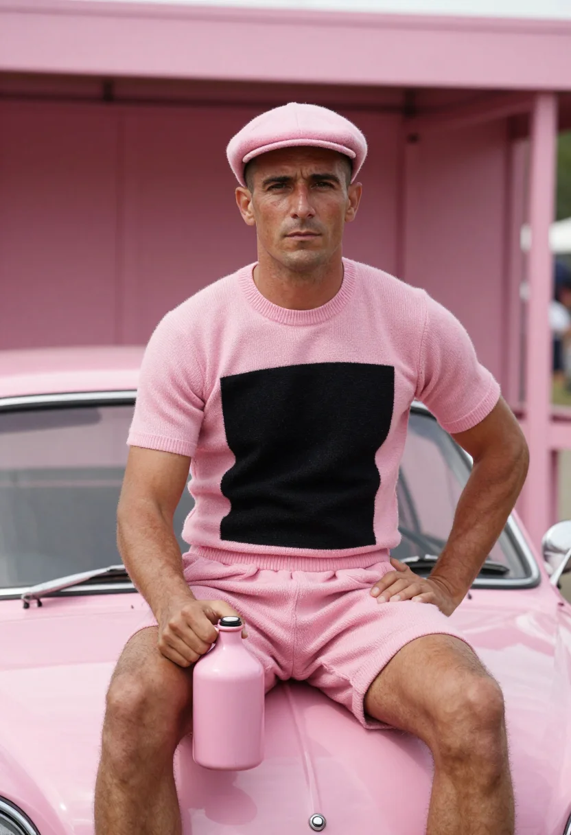 AI maglia rosa sample — portrait of a man, half-length near-frontal portrait of a So