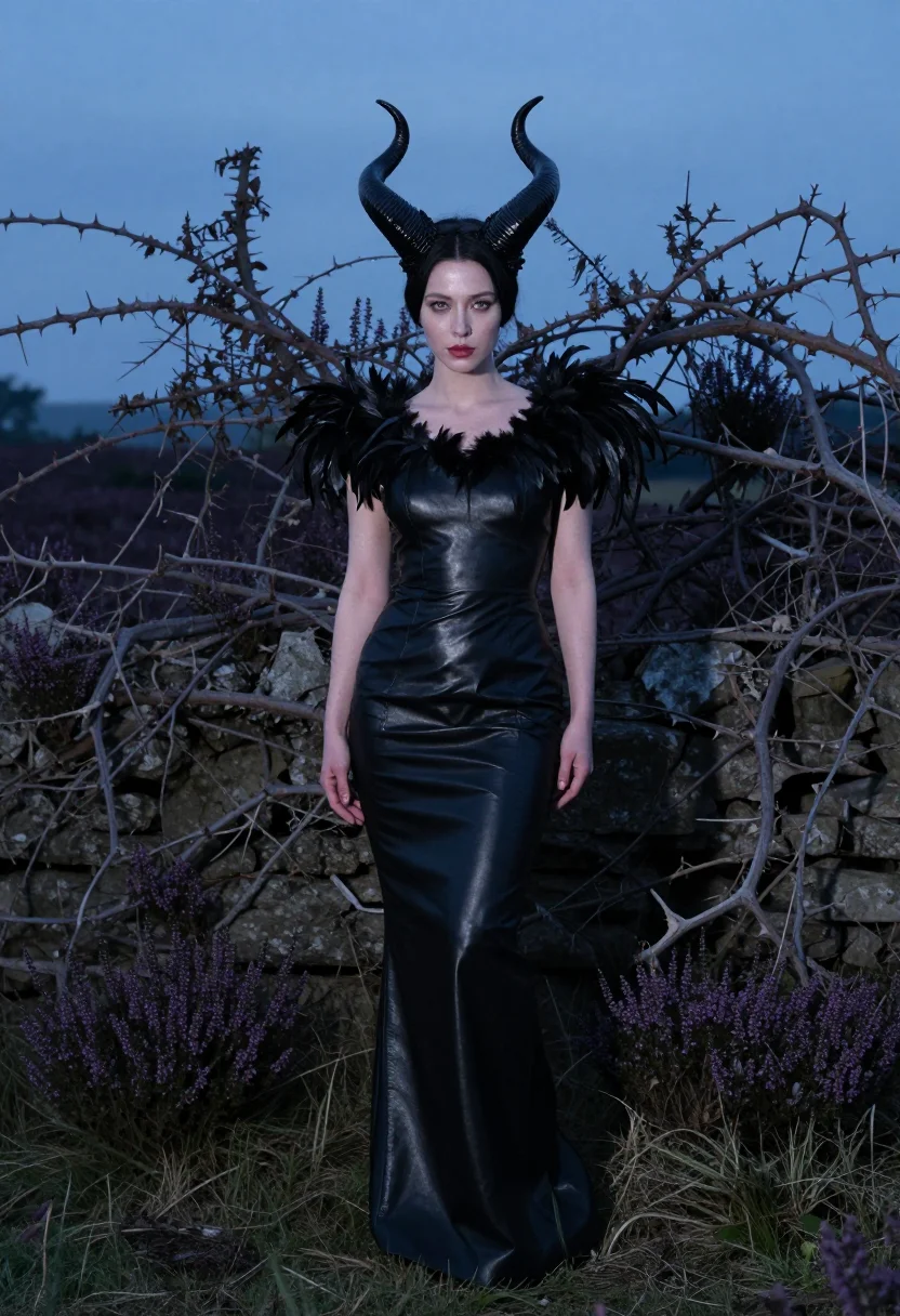 AI maleficent sample — portrait of a woman, full-length portrait of a Western-Europ