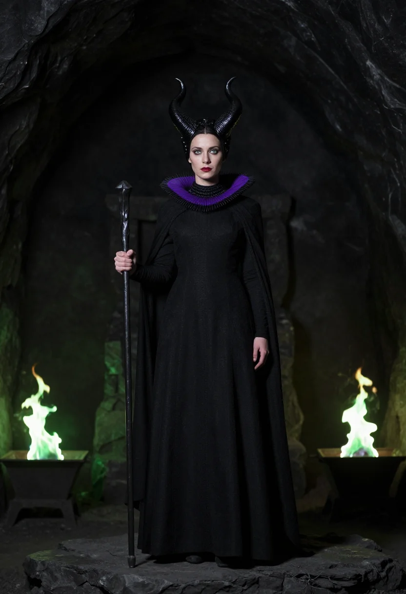 Example portrait from the AI Maleficent — Free Preview, Train Once