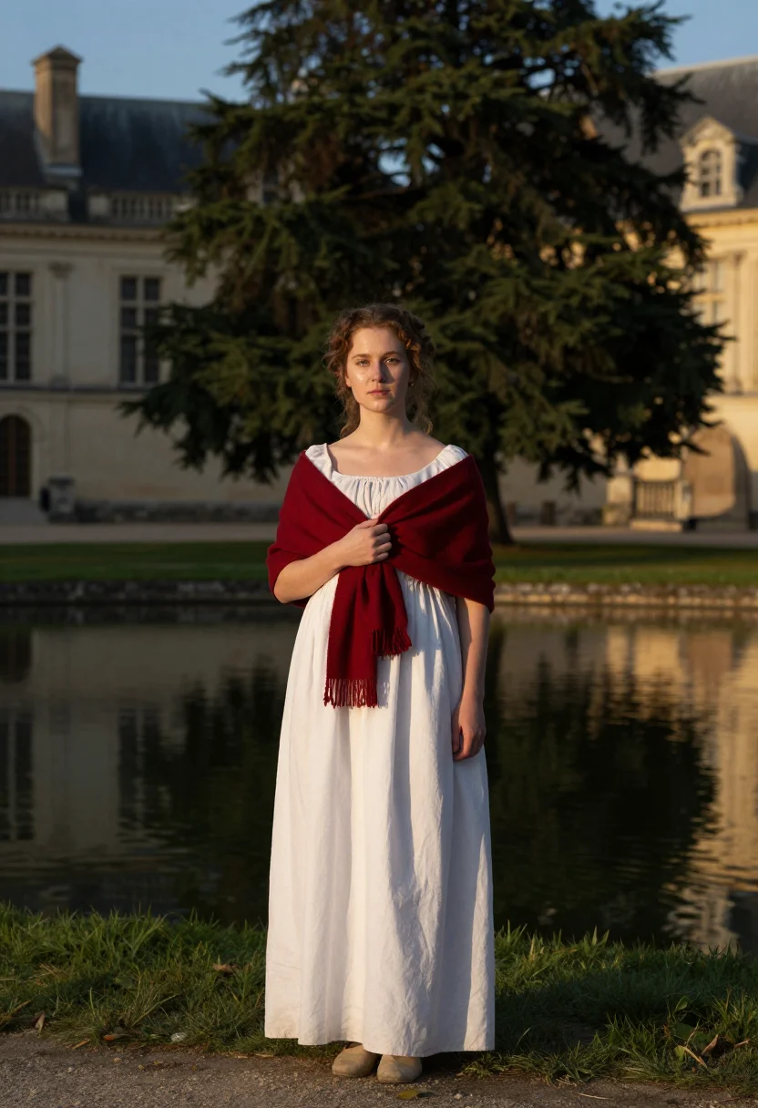 AI malmaison roses sample — portrait of a woman, full-length portrait of a French woman