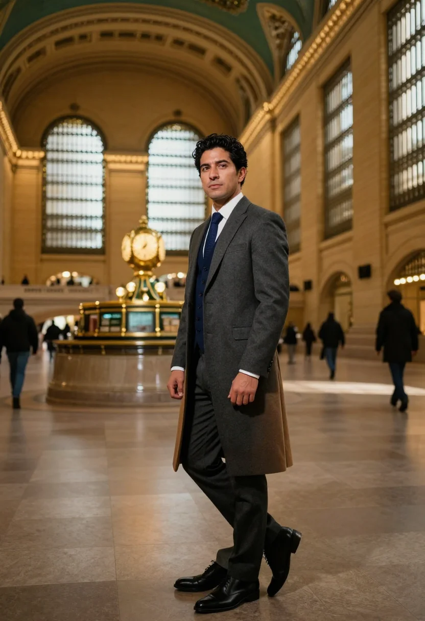 AI manhattan finance sample — portrait of a man, half-length portrait of a Latin-American