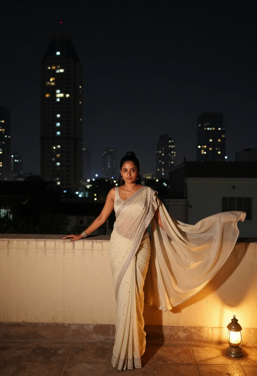 AI manish malhotra sample — portrait of a woman, wide full-length portrait of an Indian