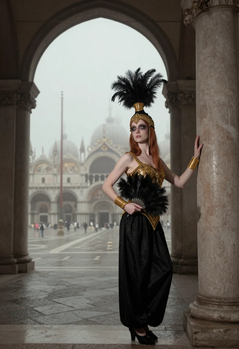 AI marchesa casati sample — portrait of a woman, full-length portrait of a Western-Europ