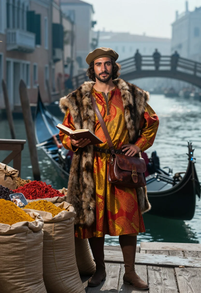 Example portrait from the AI Marco Polo — Free Preview, Train Once