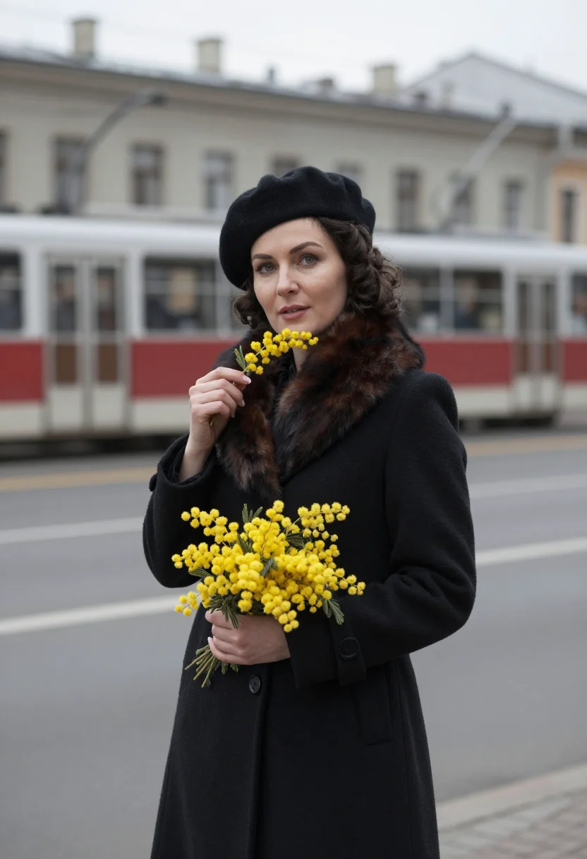 AI margarita sample — portrait of a woman, half-length portrait of a Russian woman