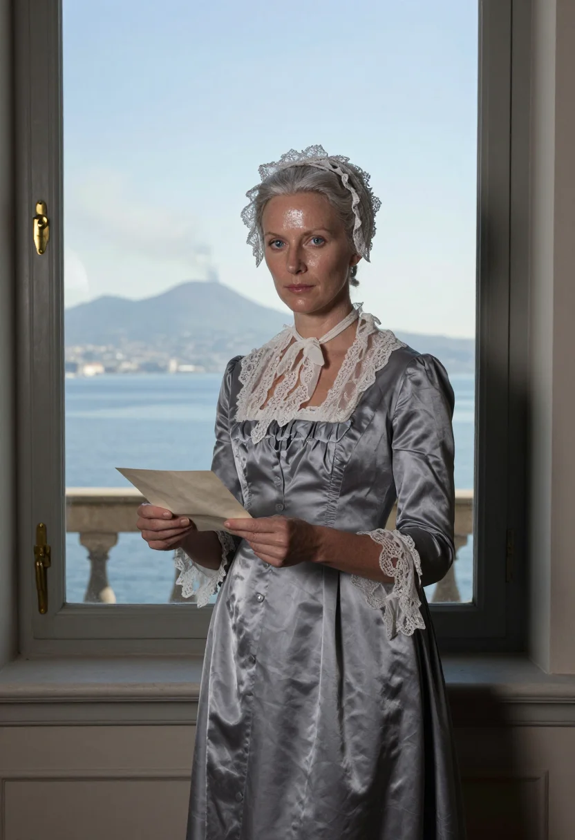AI maria carolina napoli sample — portrait of a woman, three-quarter-length standing portrait