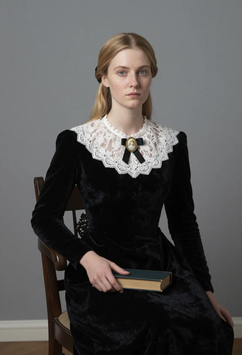 AI marie d agoult sample — portrait of a woman, three-quarter-length portrait of a Fren