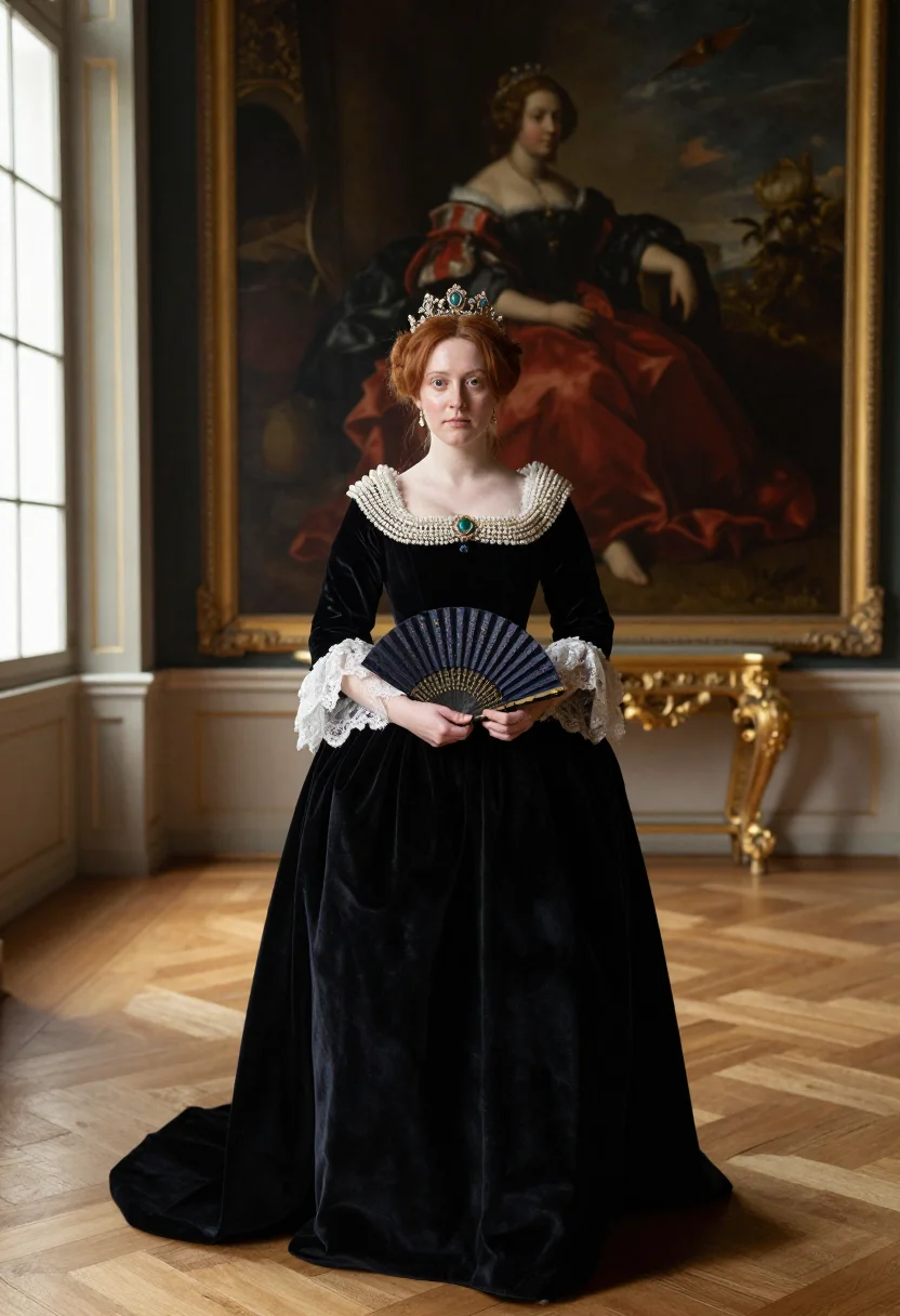 AI marie de medicis sample — portrait of a woman, full-length portrait of a Florentine wo