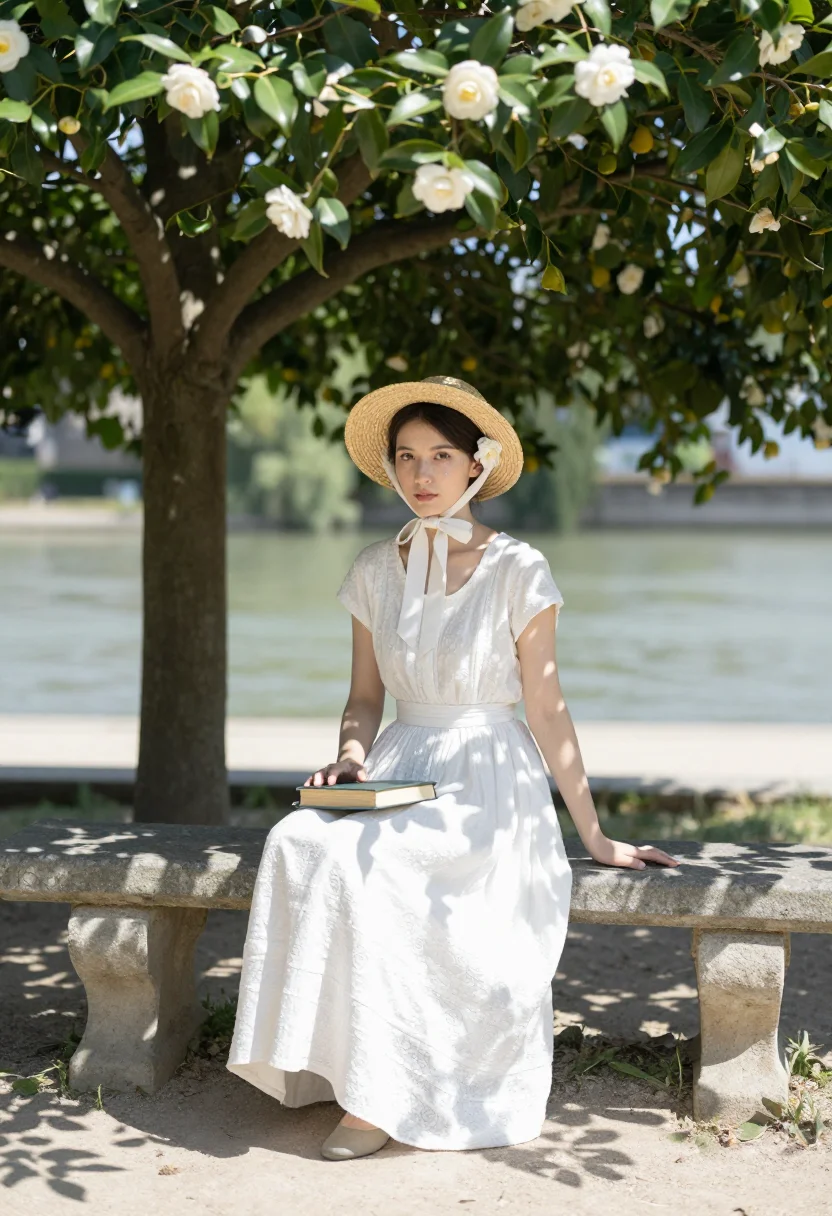 AI marie duplessis sample — portrait of a woman, full-length portrait of a French woman