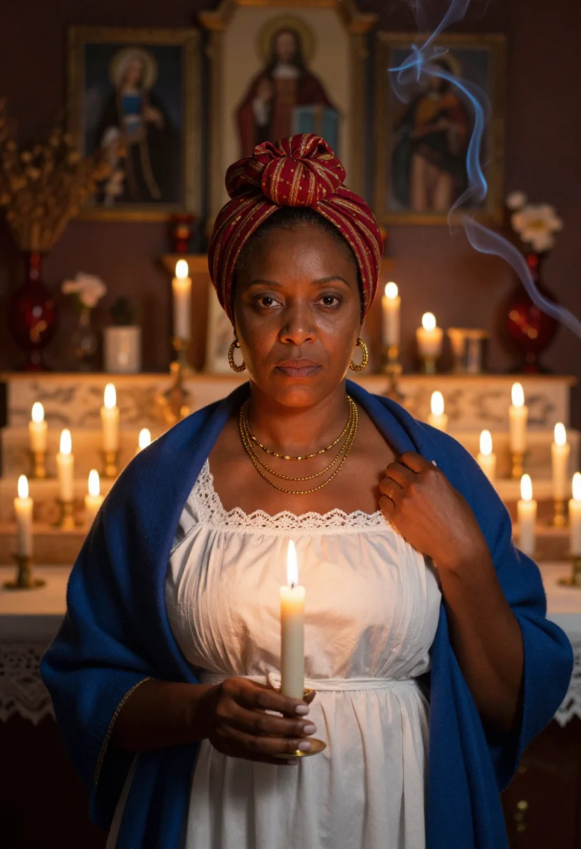 AI marie laveau sample — portrait of a woman, head-and-shoulders portrait of a Louisi