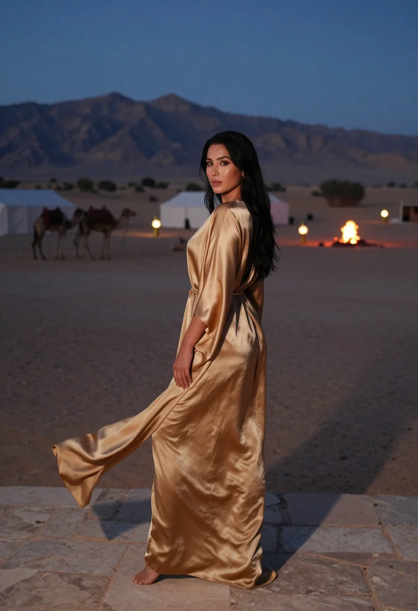 AI marrakech sample — portrait of a woman, three-quarter-length portrait of an Eas