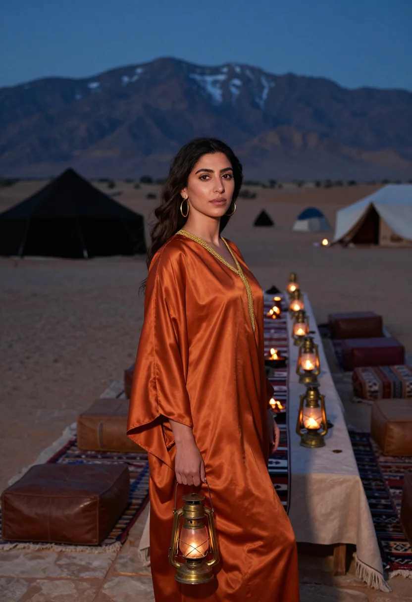 AI marrakech sample — portrait of a woman, half-length three-quarter portrait of a