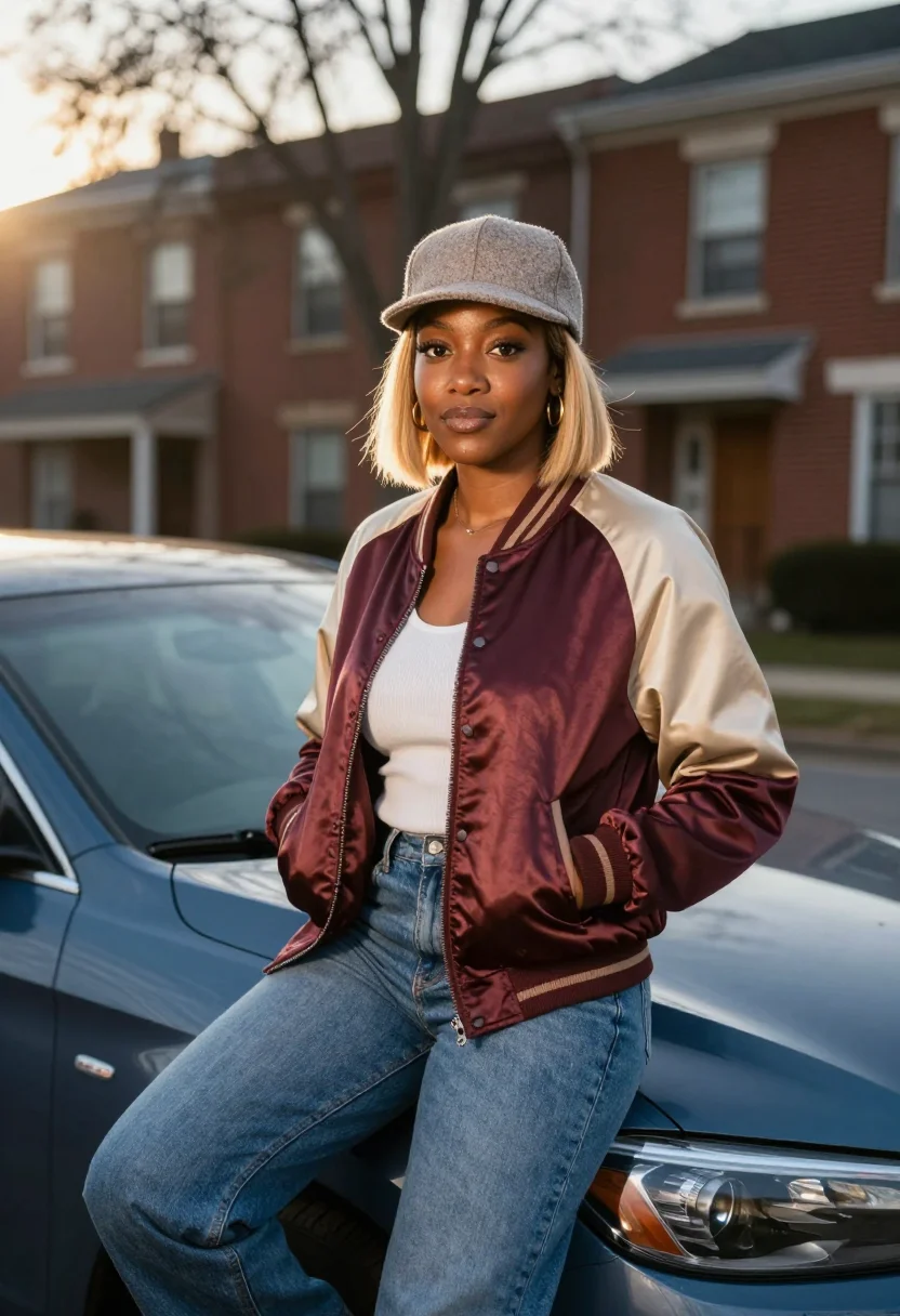 AI mary j blige my life sample — portrait of a woman, three-quarter-length portrait of a Blac