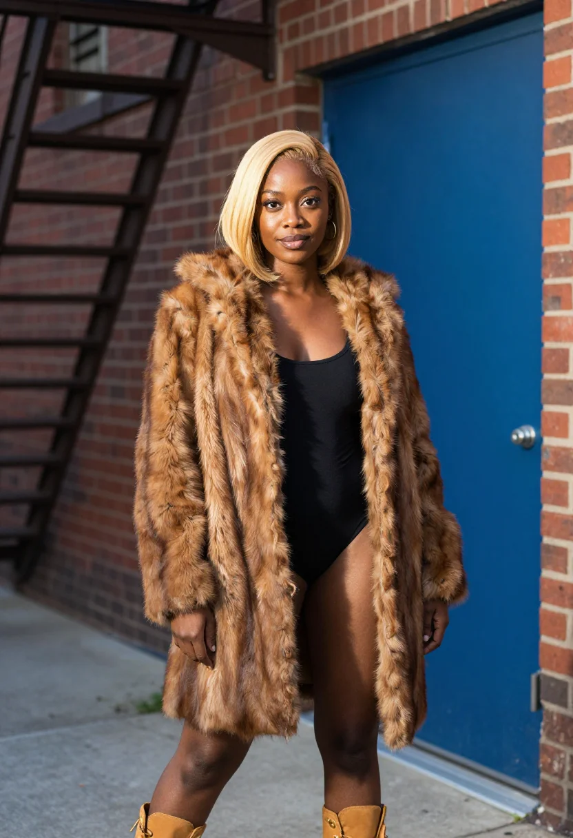 AI mary j blige my life sample — portrait of a woman, three-quarter-length portrait of a Blac