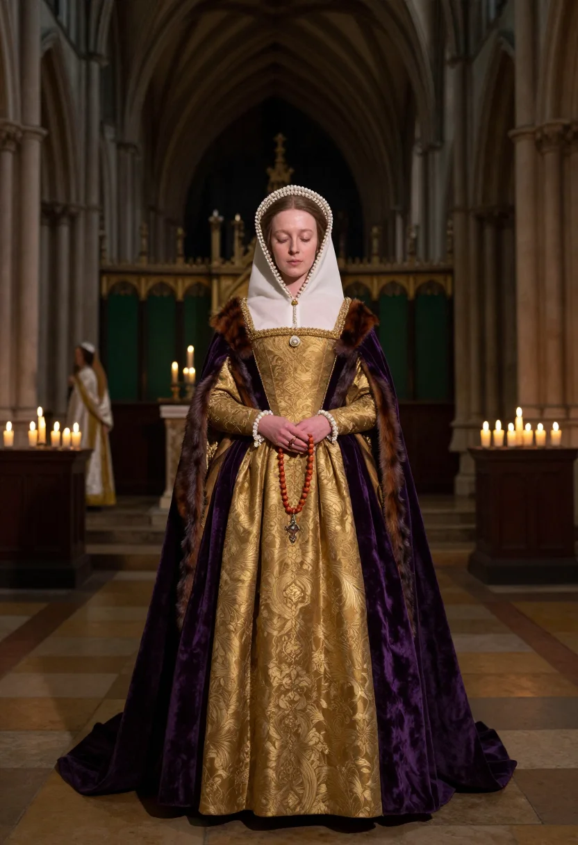 AI mary tudor philip sample — portrait of a woman, full-length portrait of an English woma