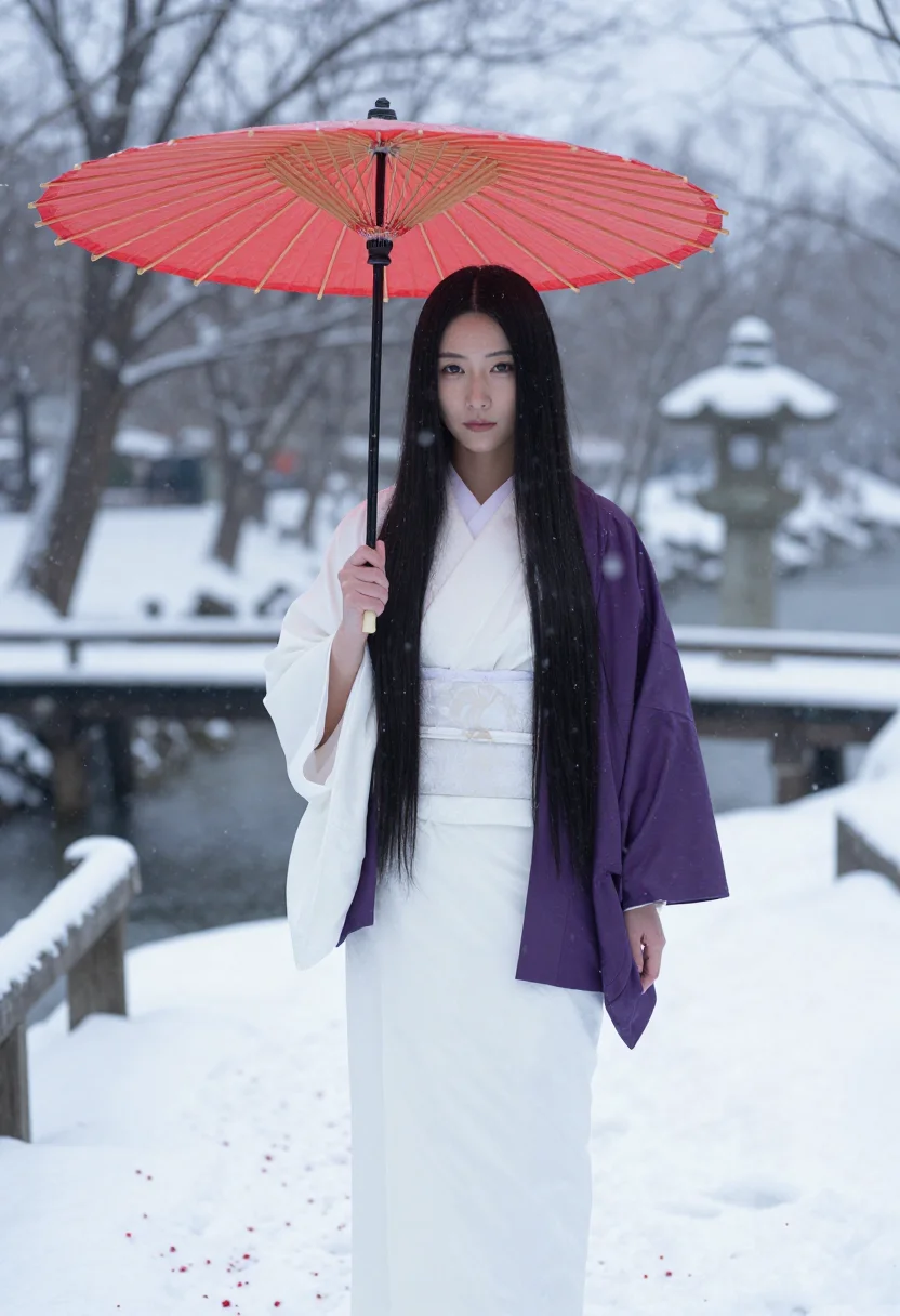 Example portrait from the AI Meiko Kaji — Free Preview, Train Once