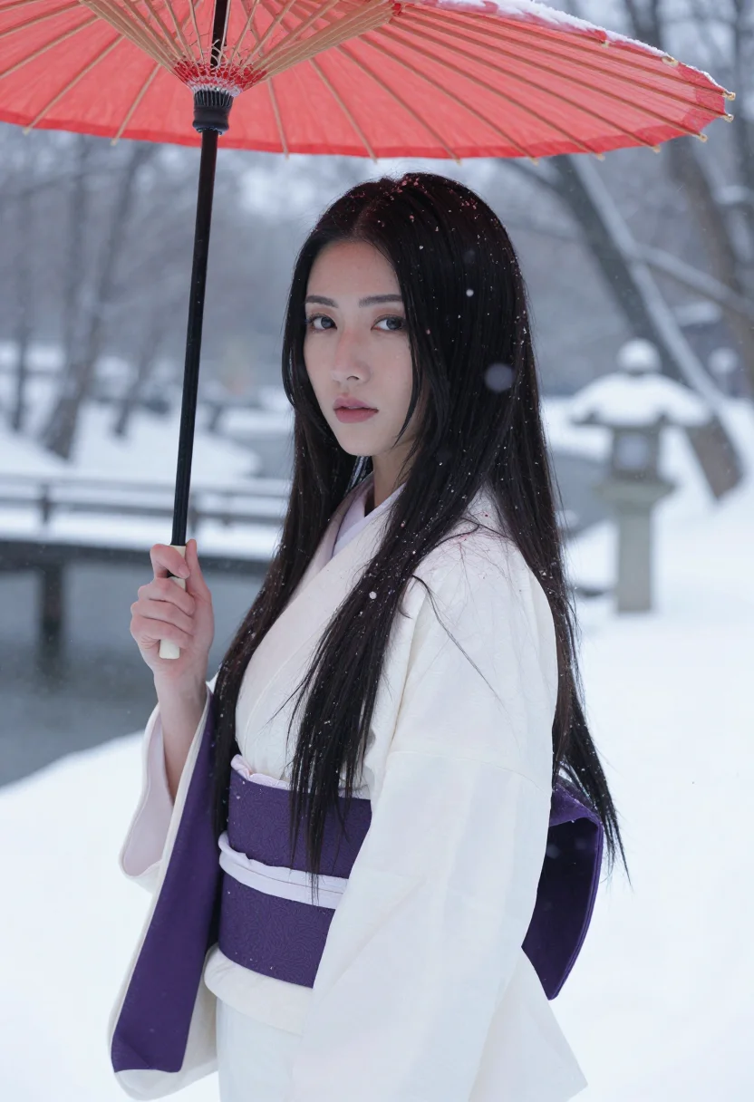 AI meiko kaji sample — portrait of a woman, close portrait, head and shoulders of a