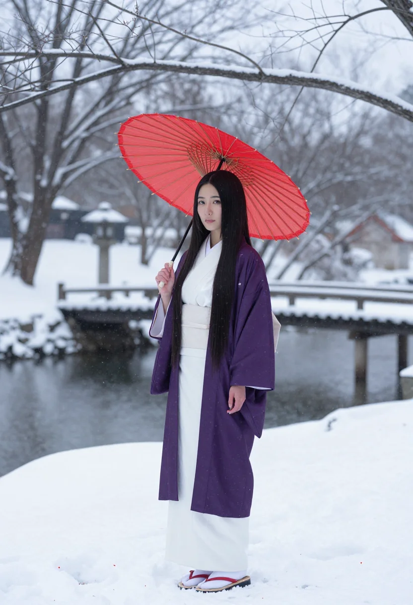 AI meiko kaji sample — portrait of a woman, full-length wide portrait of a Japanese