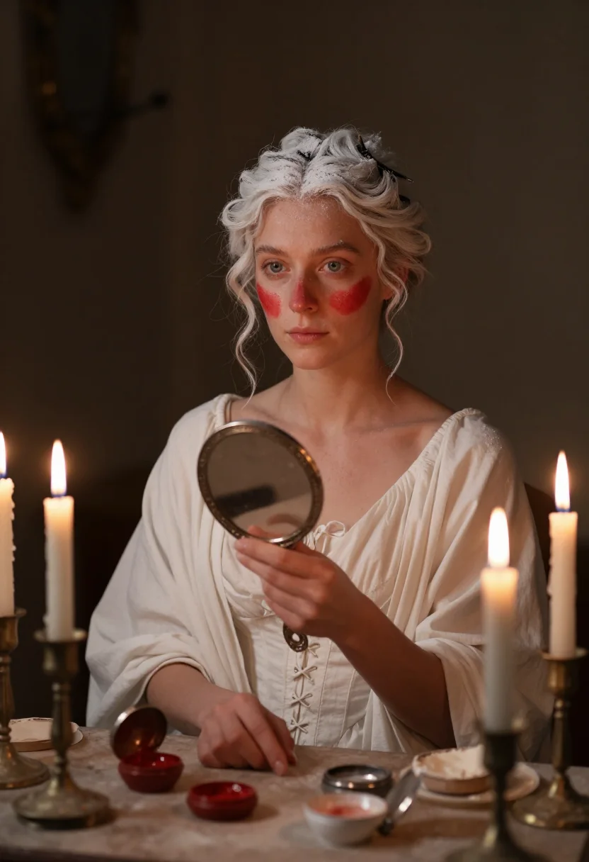 AI merteuil sample — portrait of a woman, half-length portrait of a woman of Fren