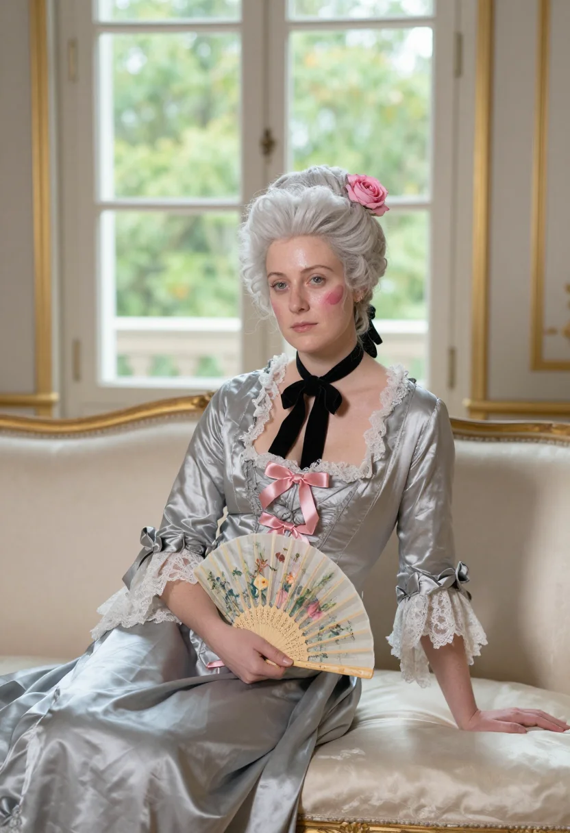 AI merteuil sample — portrait of a woman, three-quarter-length portrait of a woma