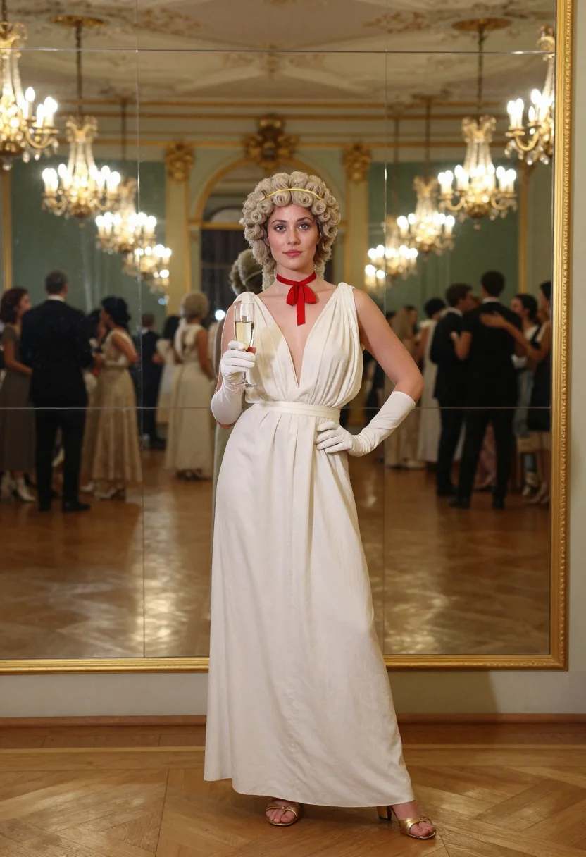 AI merveilleuse sample — portrait of a woman, full-length wide portrait of a Western-