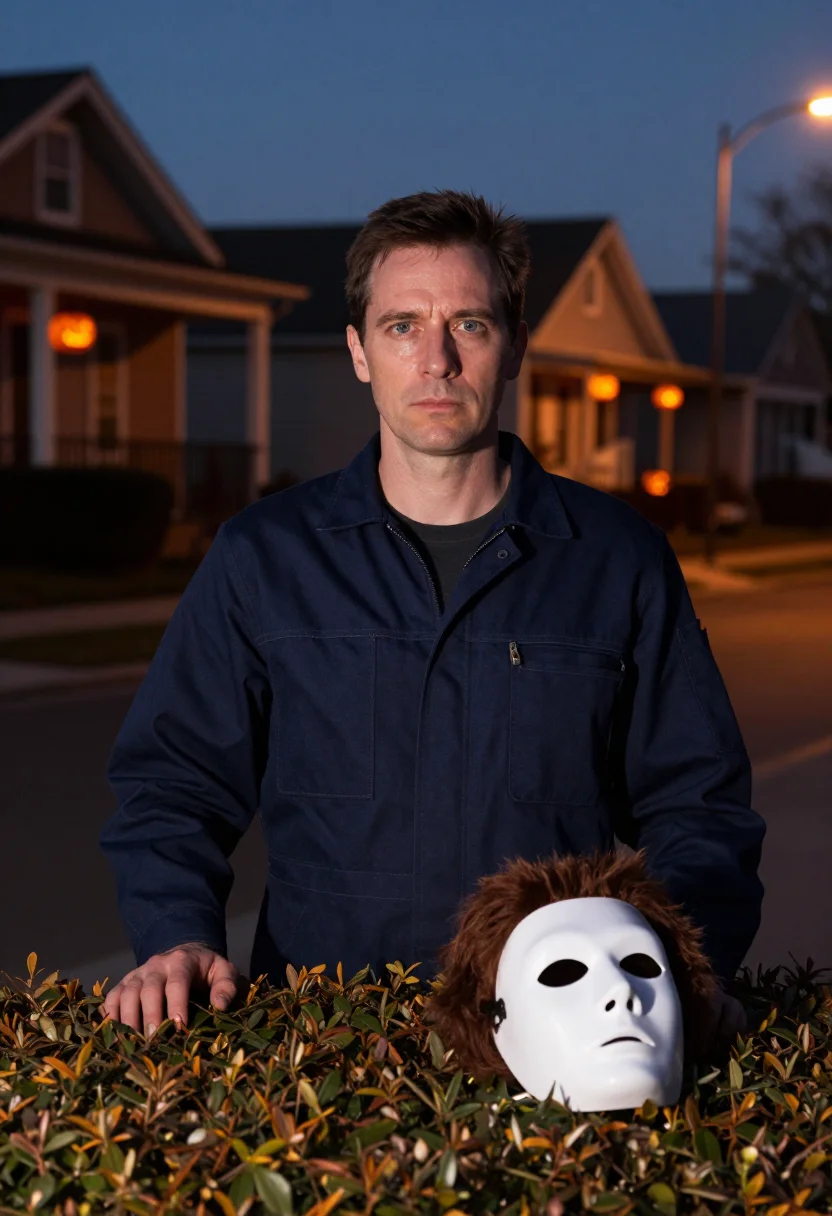 AI michael myers sample — portrait of a man, close head-and-shoulders portrait of a We