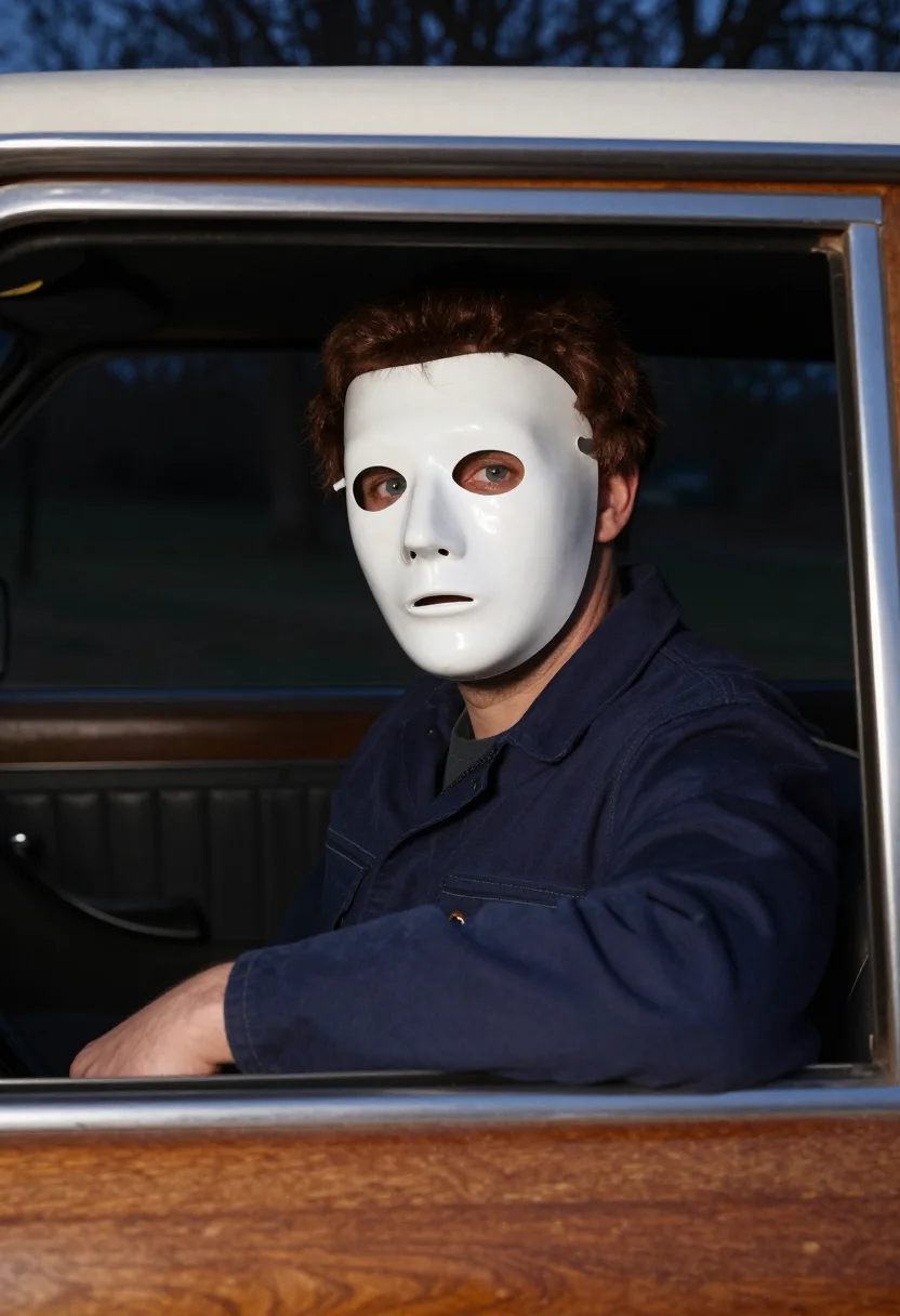 AI michael myers sample — portrait of a man, tight head-and-shoulders portrait of a We