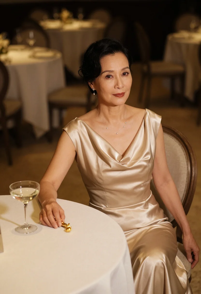 AI michelle yeoh oscars sample — portrait of a woman, three-quarter-length portrait of a woma