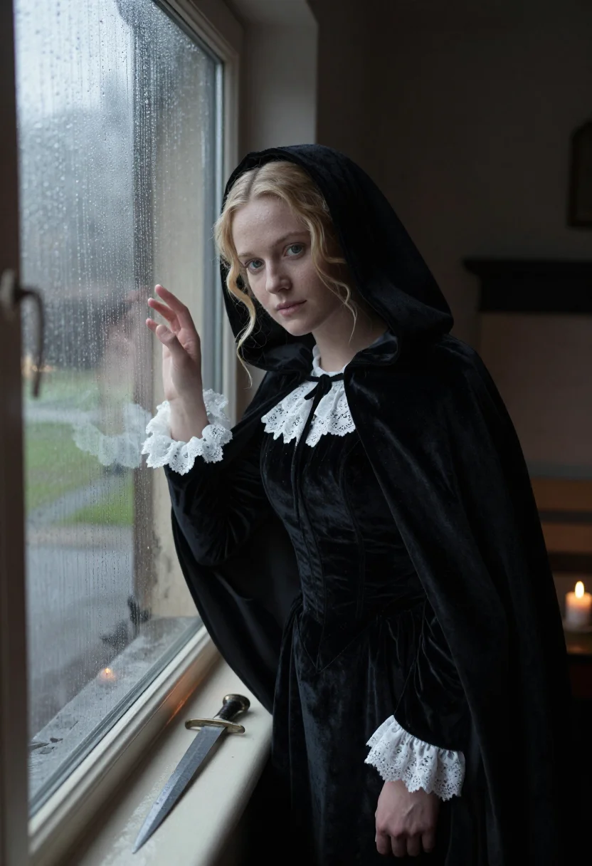 AI milady de winter sample — portrait of a woman, close portrait of an English woman in h