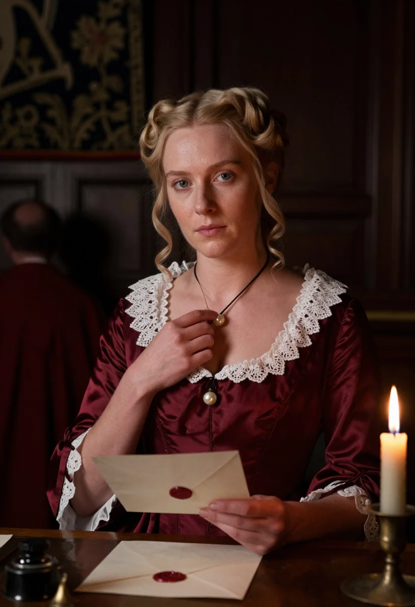 AI milady de winter sample — portrait of a woman, close head-and-bust portrait of an Engl
