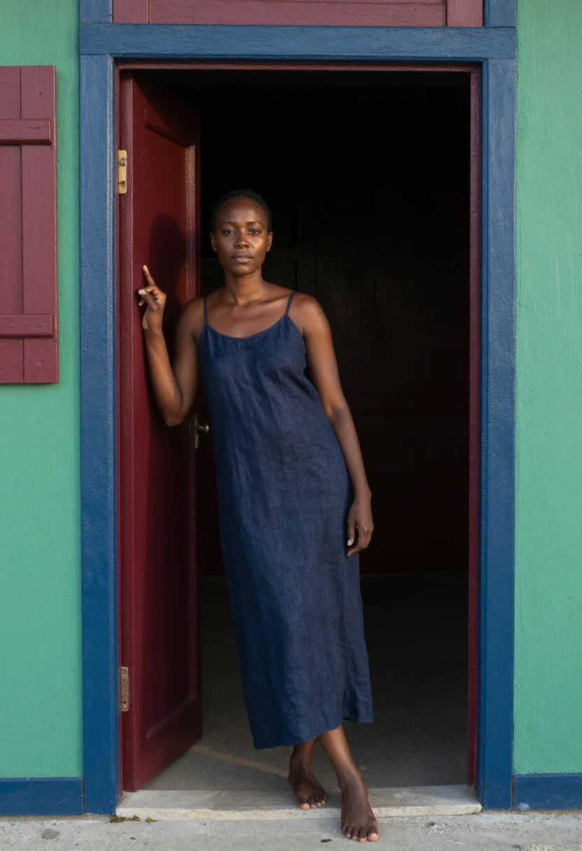 AI milos sample — portrait of a woman, three-quarter-length portrait of a Blac