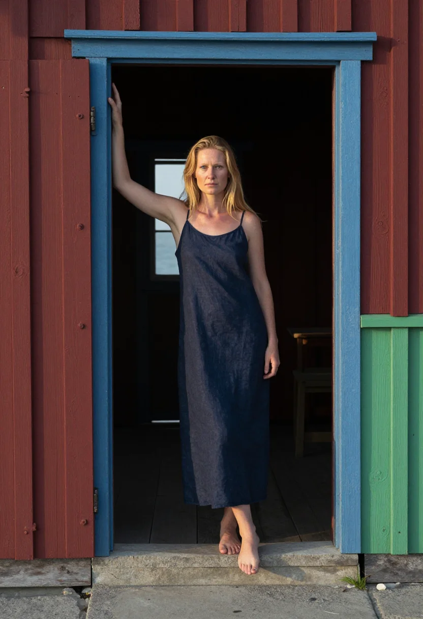 AI milos sample — portrait of a woman, full-length portrait of a Scandinavian