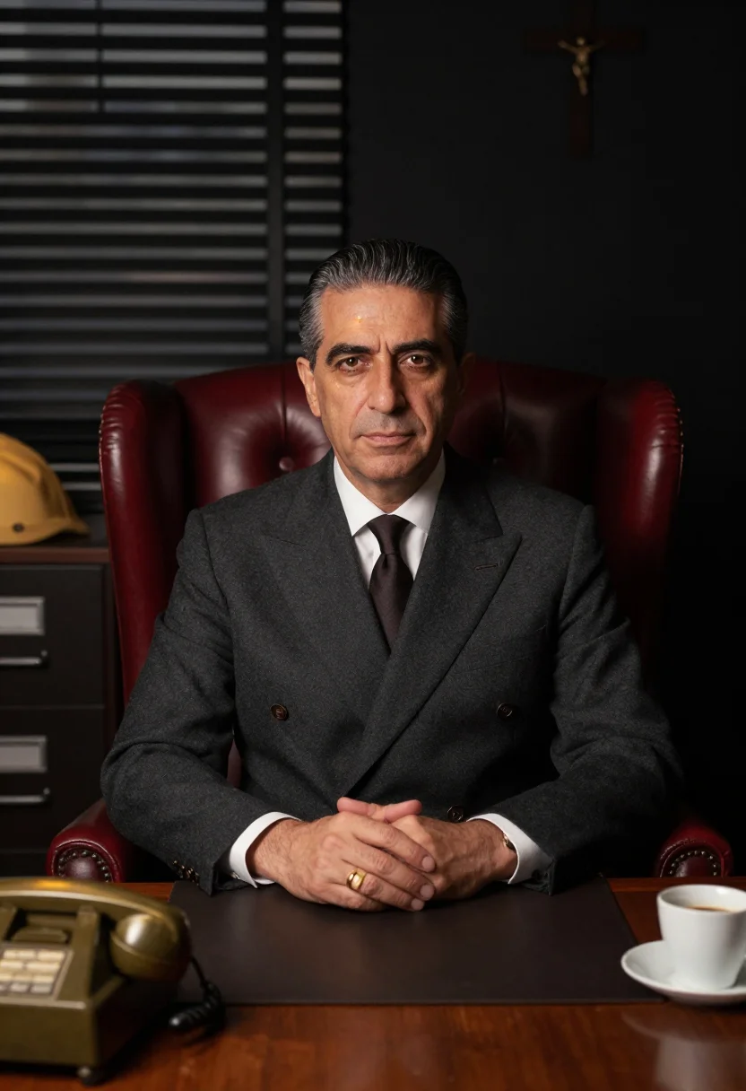 Example portrait from the AI Mob Boss — Free Preview, Train Once