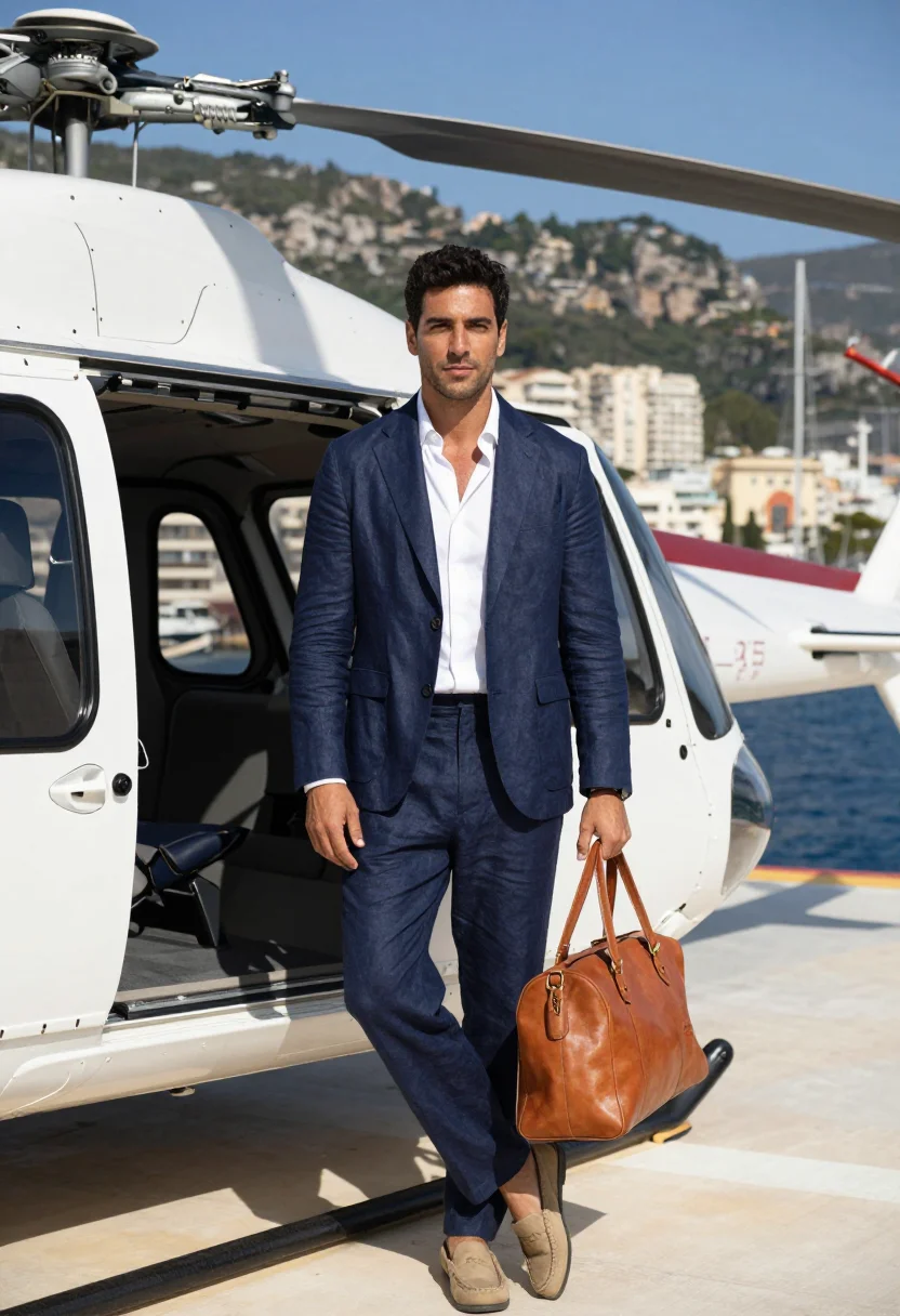 Example portrait from the AI Monaco Helipad — Free Preview, Train Once