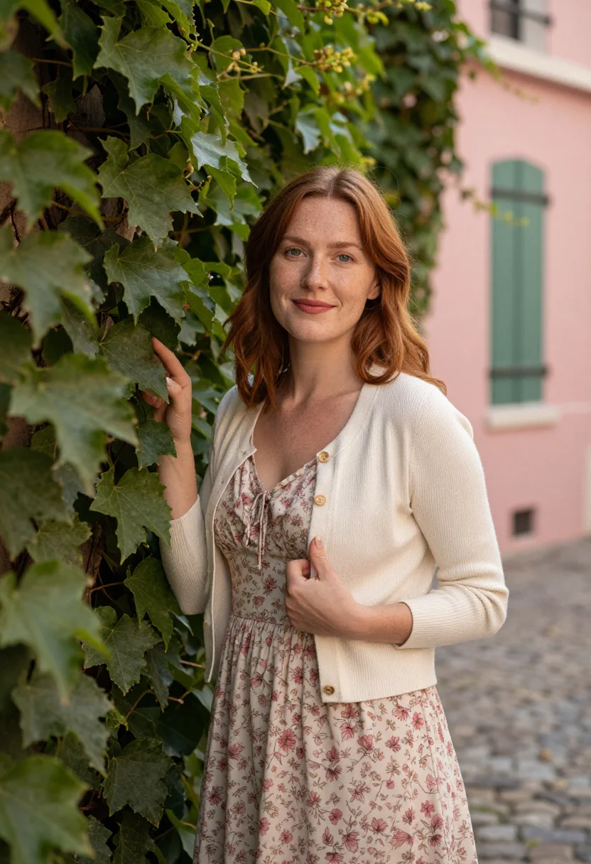AI montmartre sample — portrait of a woman, half-length portrait of a Western-Europ